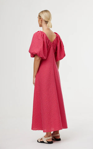 Mimi Dress - Rosas Gingham