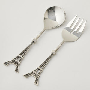 Eiffel Towers Salad Servers Set of 2