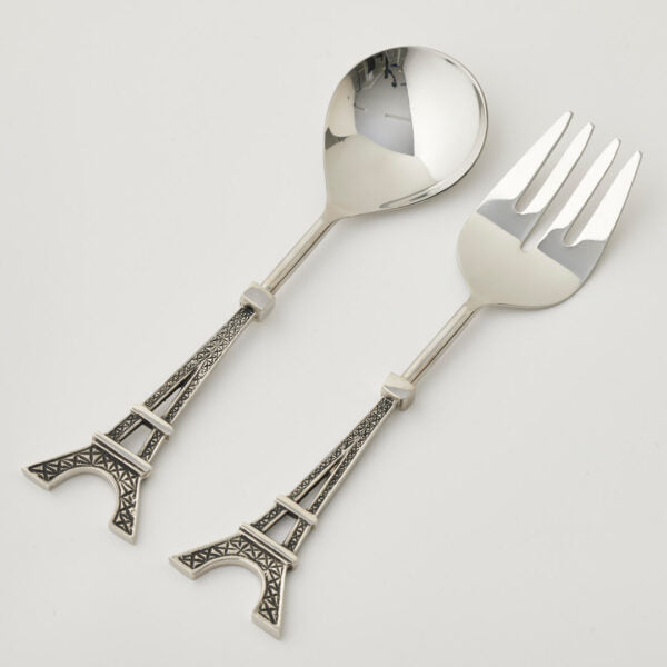 Eiffel Towers Salad Servers Set of 2