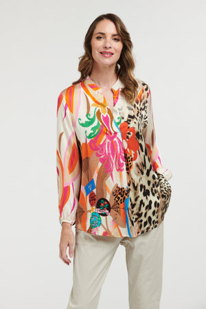 Urban Shirt - Floral / Leopard