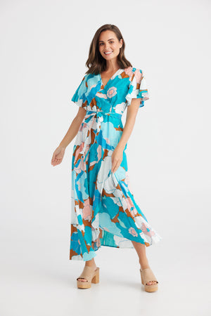 Tropics Wrap Dress - Beach Party
