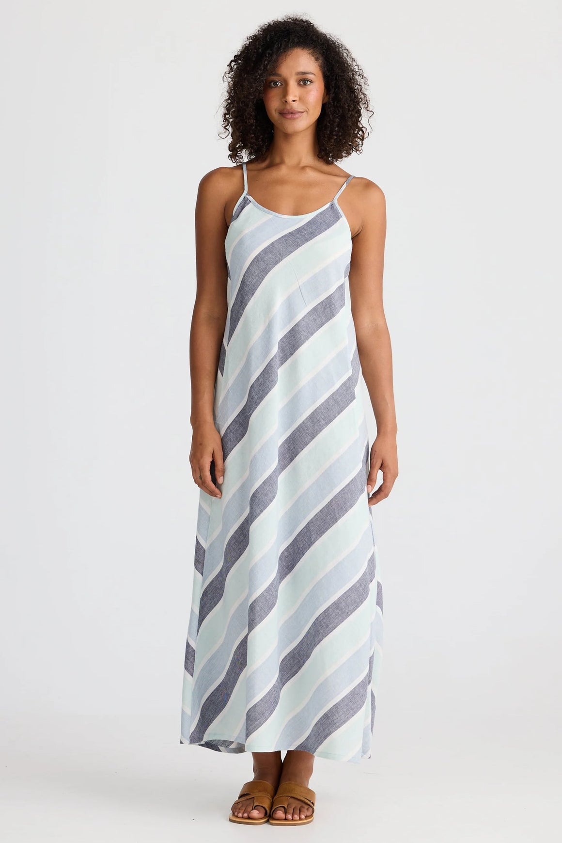 Claro Maxi Dress - Tulip Stripe