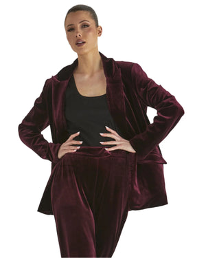 Mustang Sally Velvet Jacket - Wine