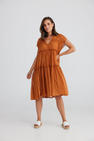 Village Dress - Copper