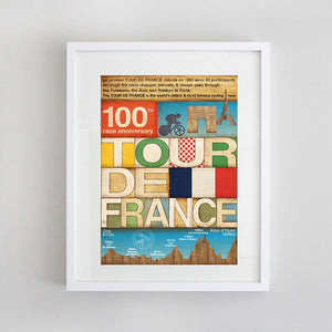 Tour de France Centenary - Limited Edition Fine Art Print (Unframed)