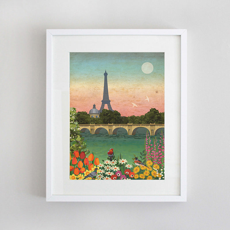 Paris Bridge - Limited Edition Fine Art Print (Unframed)