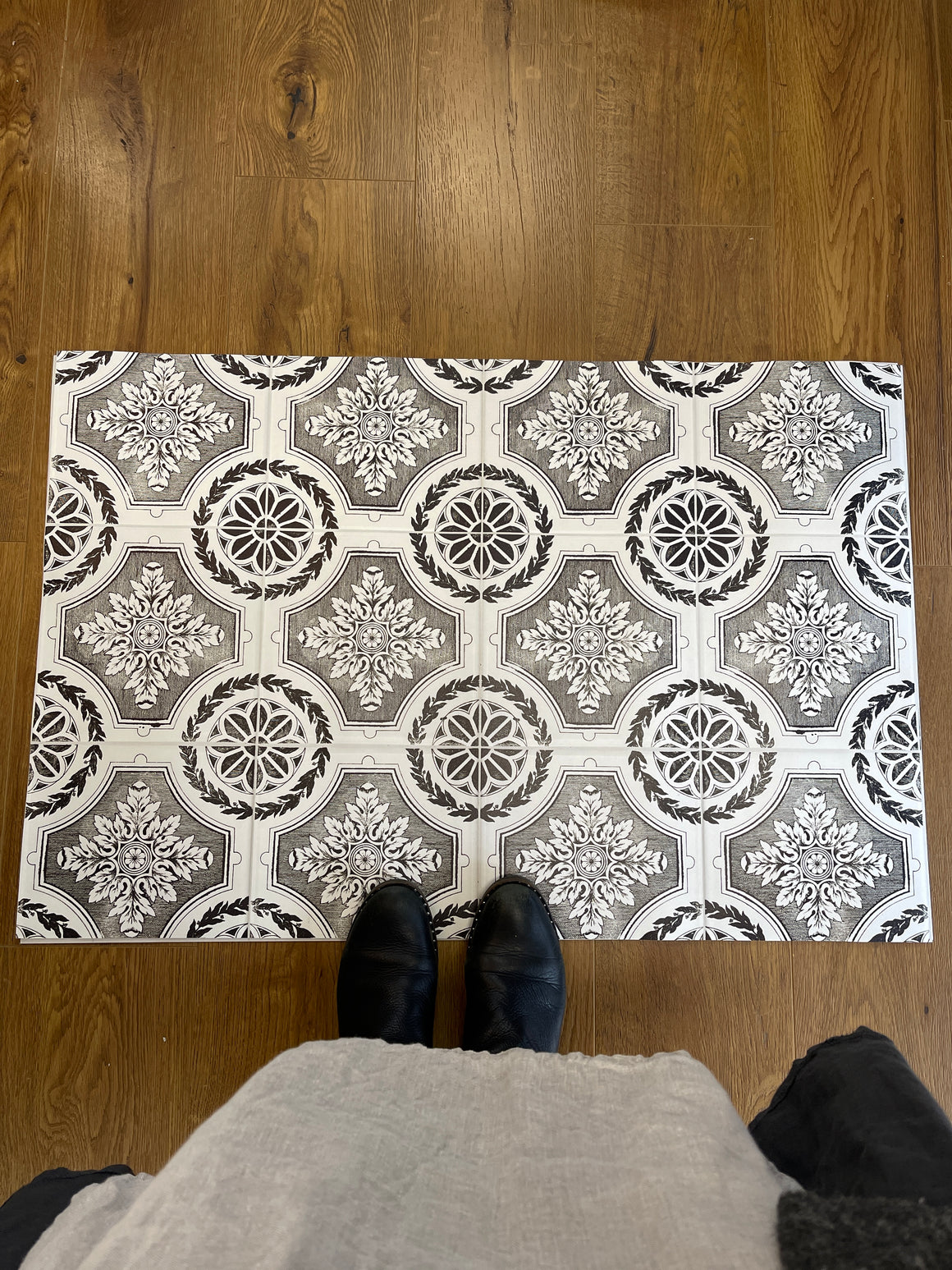 Waterproof Floor Mat - Royal Tile Design 60cm x 90cm
