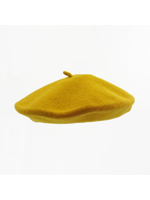 Classic Mustard French Beret - Made in France
