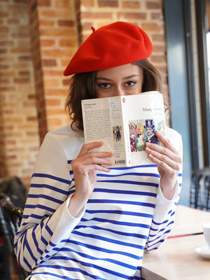 Classic Red French Beret - Made in France