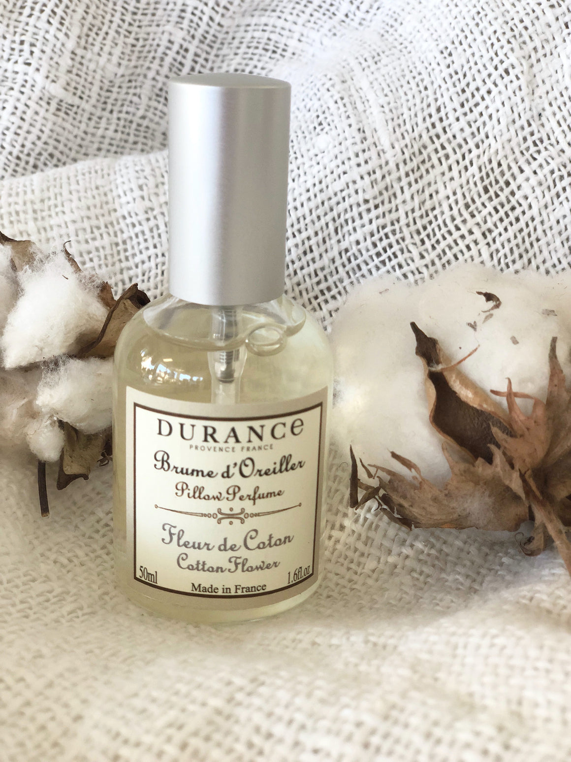 Cotton Flower Pillow Mist by Durance Provence France