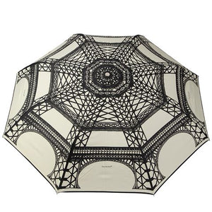 Eiffel French Foldable Umbrella by Guy de Jean (Ivory)