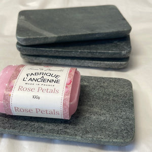 Marble Soap Dish - Grey