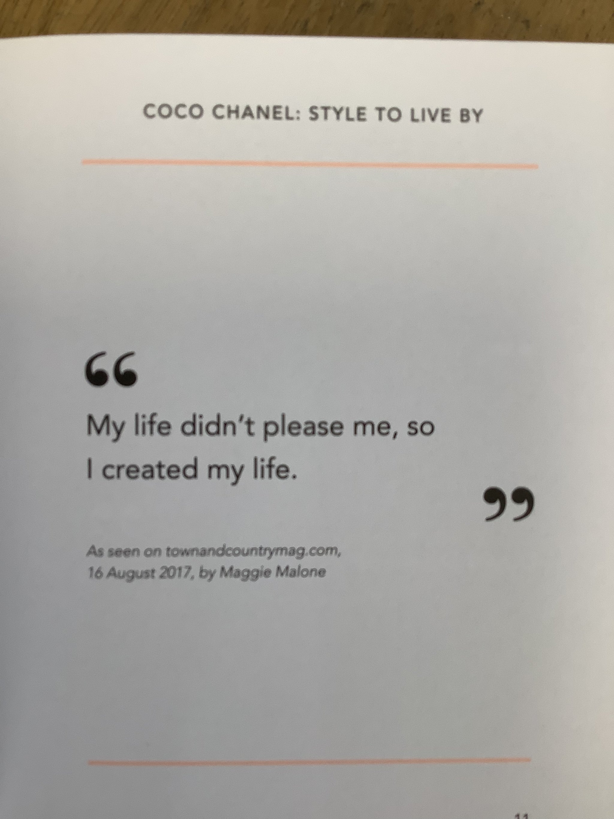Little Guide to Coco Chanel Fashion Book - Style to Live By