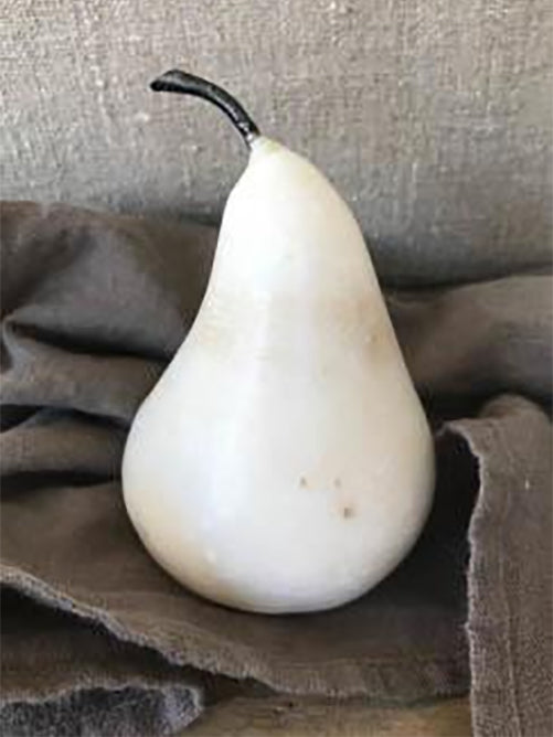 Marble Pear in White